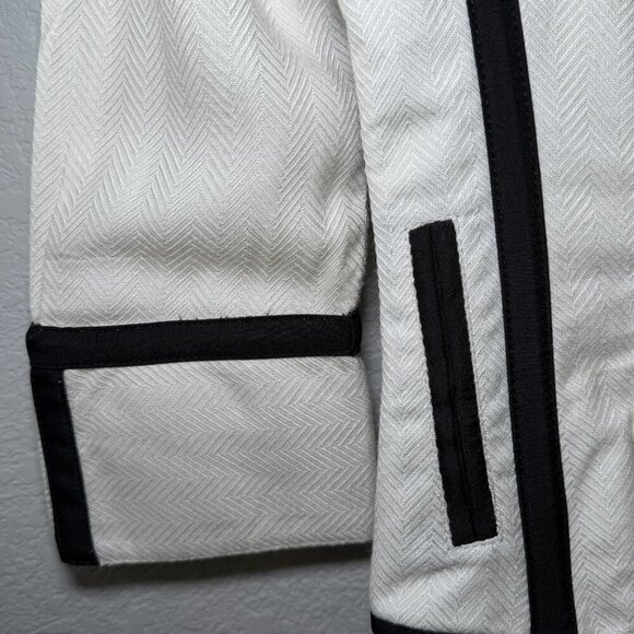 NWT CORSET STORY Steampunk Double Breasted Corset Jacket Ivory Sz 26" - Picture 7 of 16